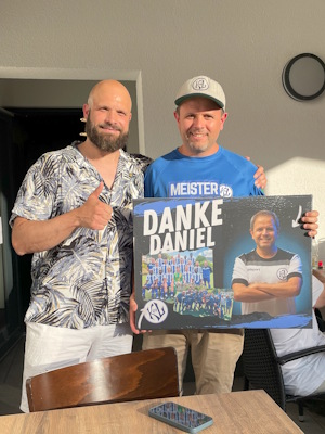 Rundenabschluss- Verabschiedung Daniel Waibel
