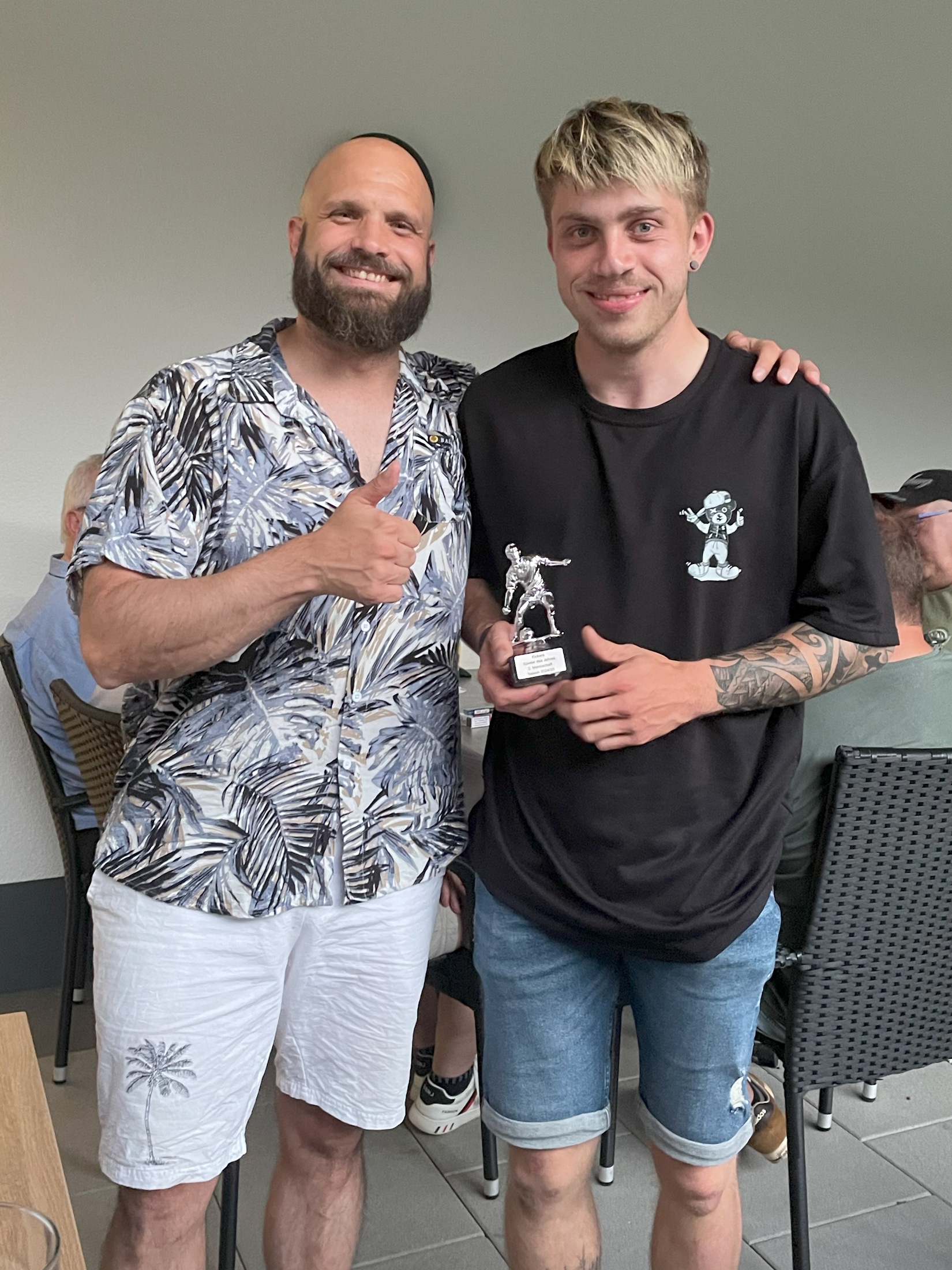 Rundenabschluss - Spieler des Jahres 2.Mannschaft Lukas Armbruster