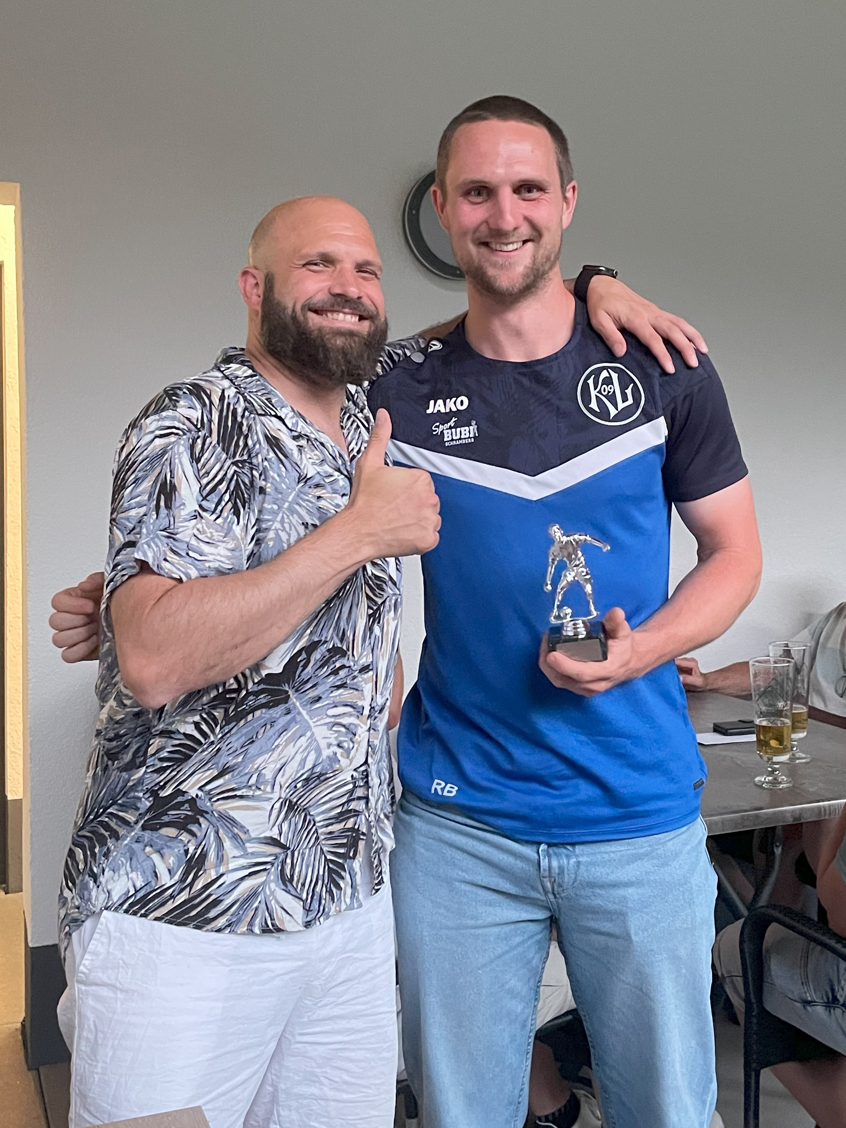 Rundenabschluss - Spieler des Jahres 1.Mannschaft Ralph Burkhardt