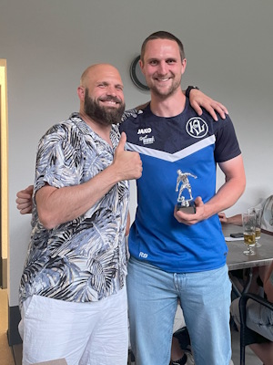 Rundenabschluss - Spieler des Jahres 1.Mannschaft Ralph Burkhardt