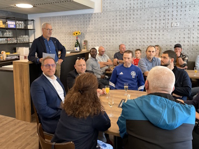 Sportheimeinweihung - Begrung Siggi King