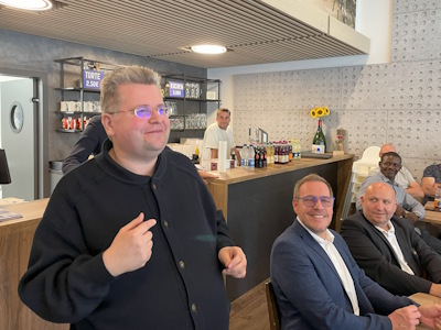 Sportheimeinweihung - Einweihung durch Dekan Rdiger Kocholl