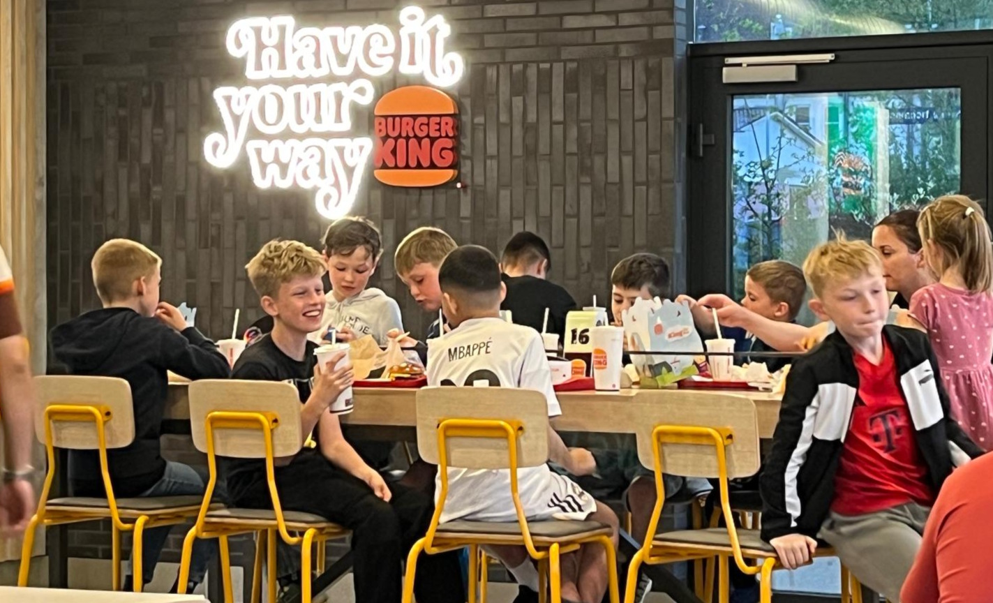 E-Jugend nach dem Ausw�rtsspiel in Oberndorf