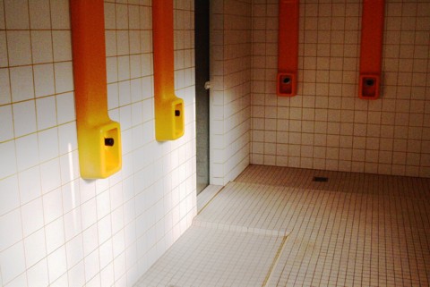 Duschraum im Lauterbacher Sportheim